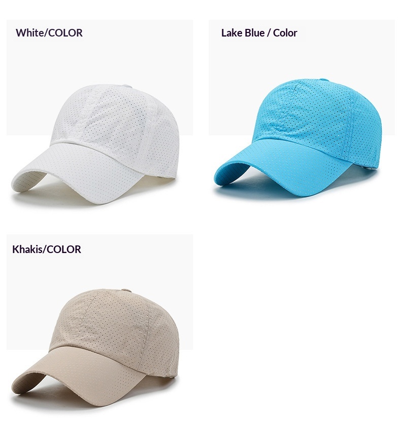 Gorra de béisbol secado rápido para hombre y mujer deporte_voghion.com