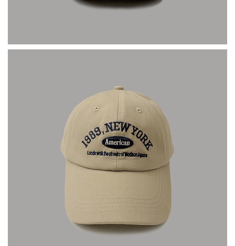 Koreansk retro baseballkeps för dam med broderi_voghion.com
