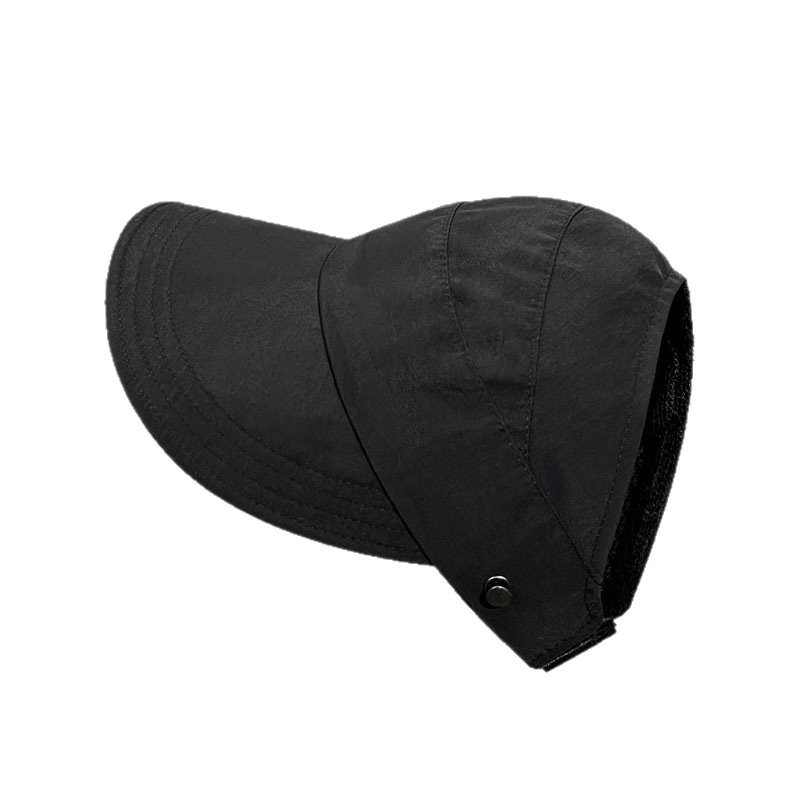 Schirmmütze, Sommer, Ruth-Stil, aufhängbare Maske, schnelltrocknender Stoff, Pferdeschwanz, Sonnenschutz, dünner Halb-Top-Sonnenhut_voghion.com