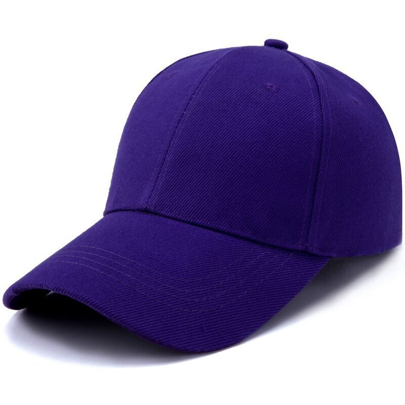 Boné de beisebol liso com alça ajustável para cabeças grandes, proteção solar, formato que afina o rosto, fecho de pressão._voghion.com