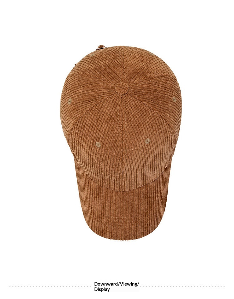 New Spring Autumn Version Baseball Cap Versatile Striped Corduroy Japanese And Korean Casual Internet Celebrity Sun Hat_voghion.com