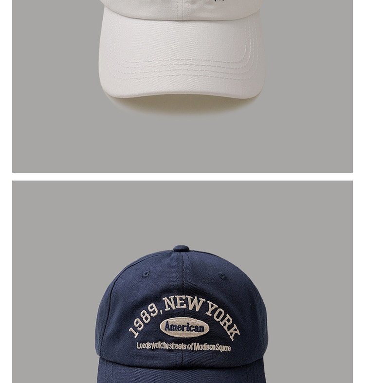 Koreansk retro baseballkeps för dam med broderi_voghion.com
