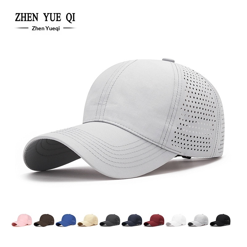 Sneldrogende geperforeerde damestop, lente en zomer, zonbescherming, zachte bovenkant, ademend, sportief, reismodel, ultradun, gezichtsverstrakkend._voghion.com