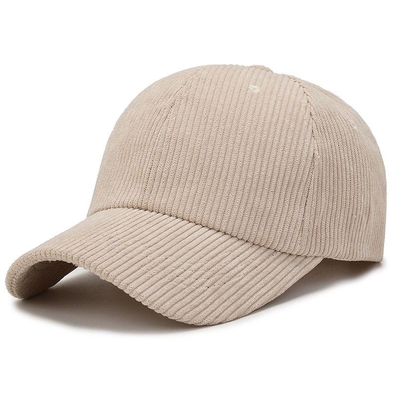 New Spring Autumn Version Baseball Cap Versatile Striped Corduroy Japanese And Korean Casual Internet Celebrity Sun Hat_voghion.com