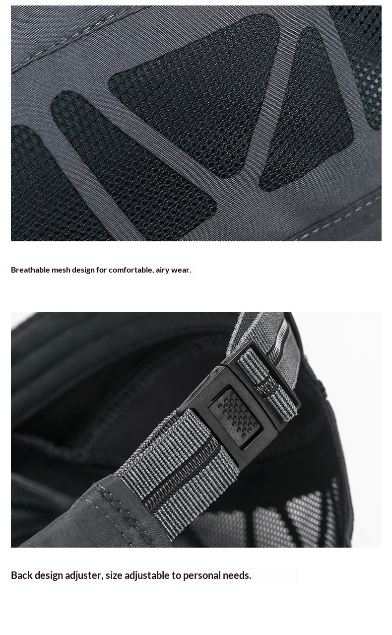 Summer New SPORT Letter Forward Men Breathable Mesh Sunshade Quick-Dry Hat Outdoor Sun Protection Baseball Cap_voghion.com