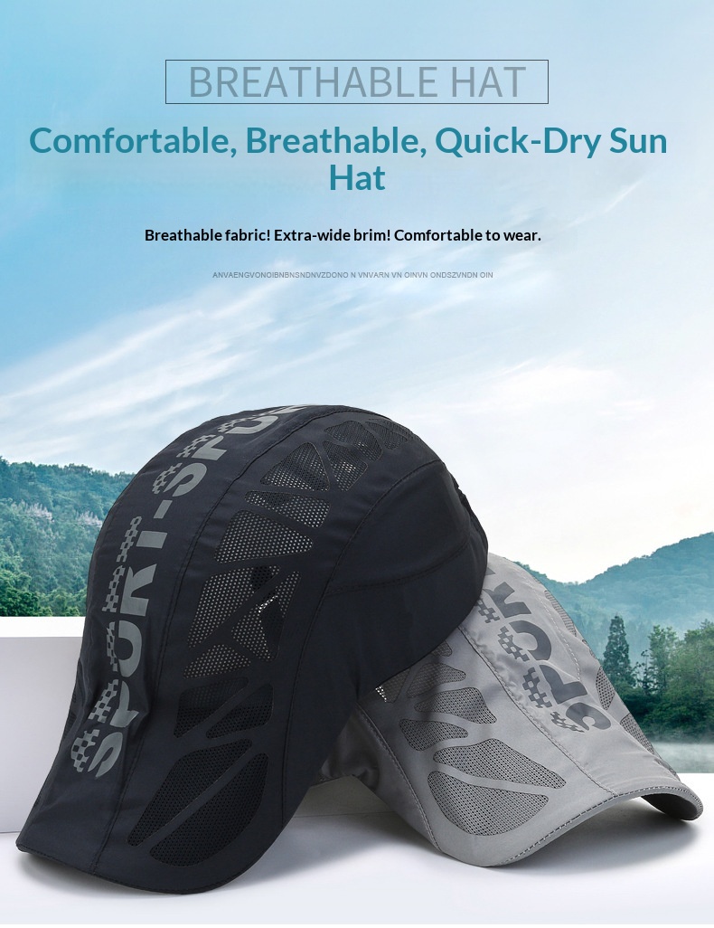 Wholesale Forward-looking Duckbill Cap, Ultra-light, Ultra-thin, Breathable, Sun-protective, Quick-dry Hat, Breathable_voghion.com