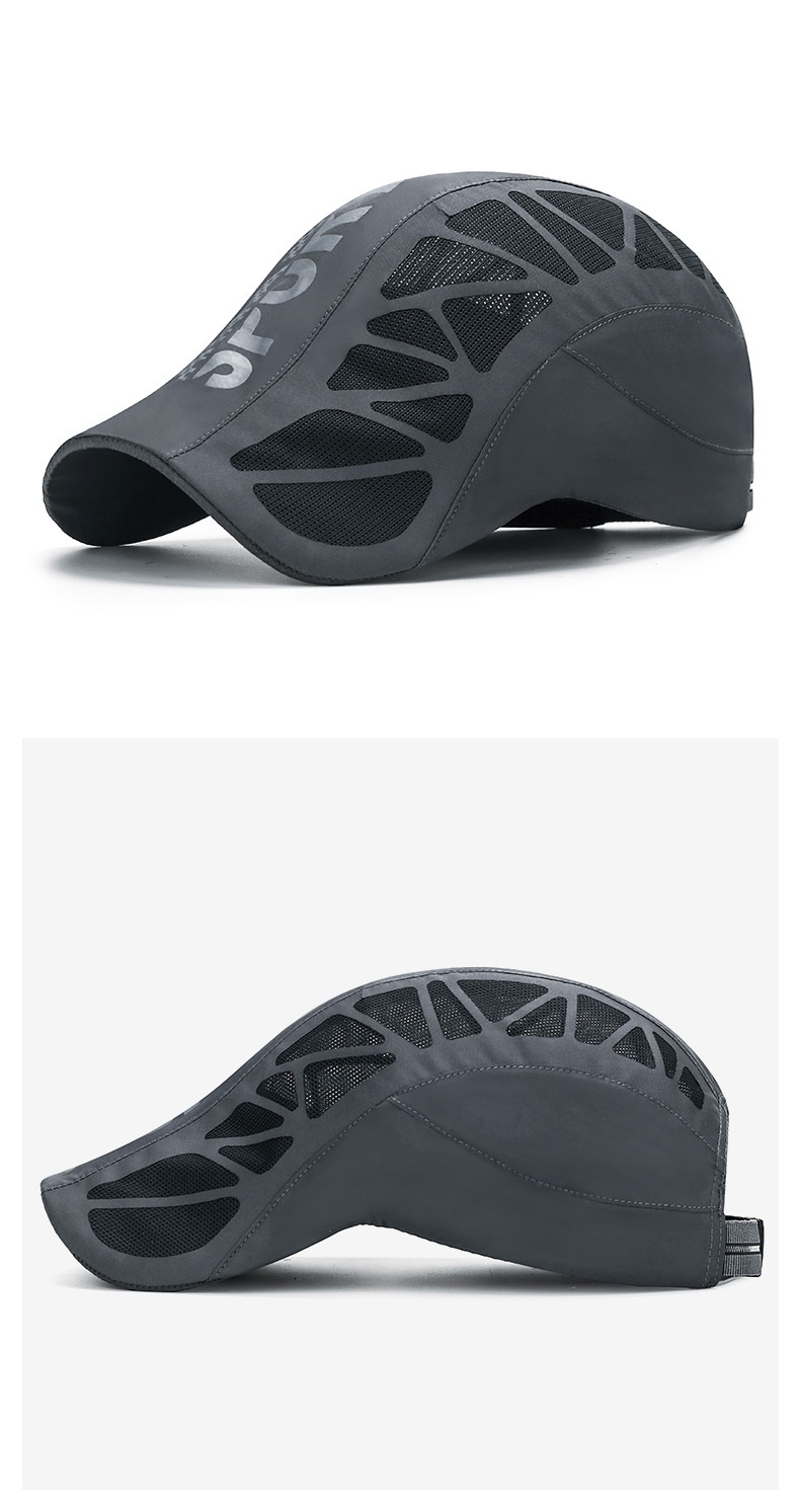 Summer New SPORT Letter Forward Men Breathable Mesh Sunshade Quick-Dry Hat Outdoor Sun Protection Baseball Cap_voghion.com