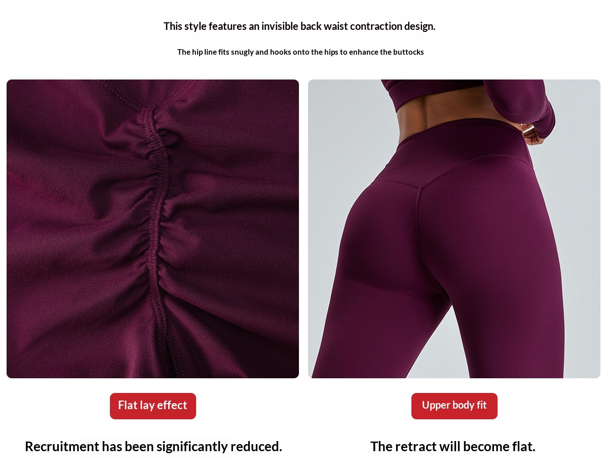 High Waist Yoga Pants With Tummy Control And Butt Lifting_voghion.com