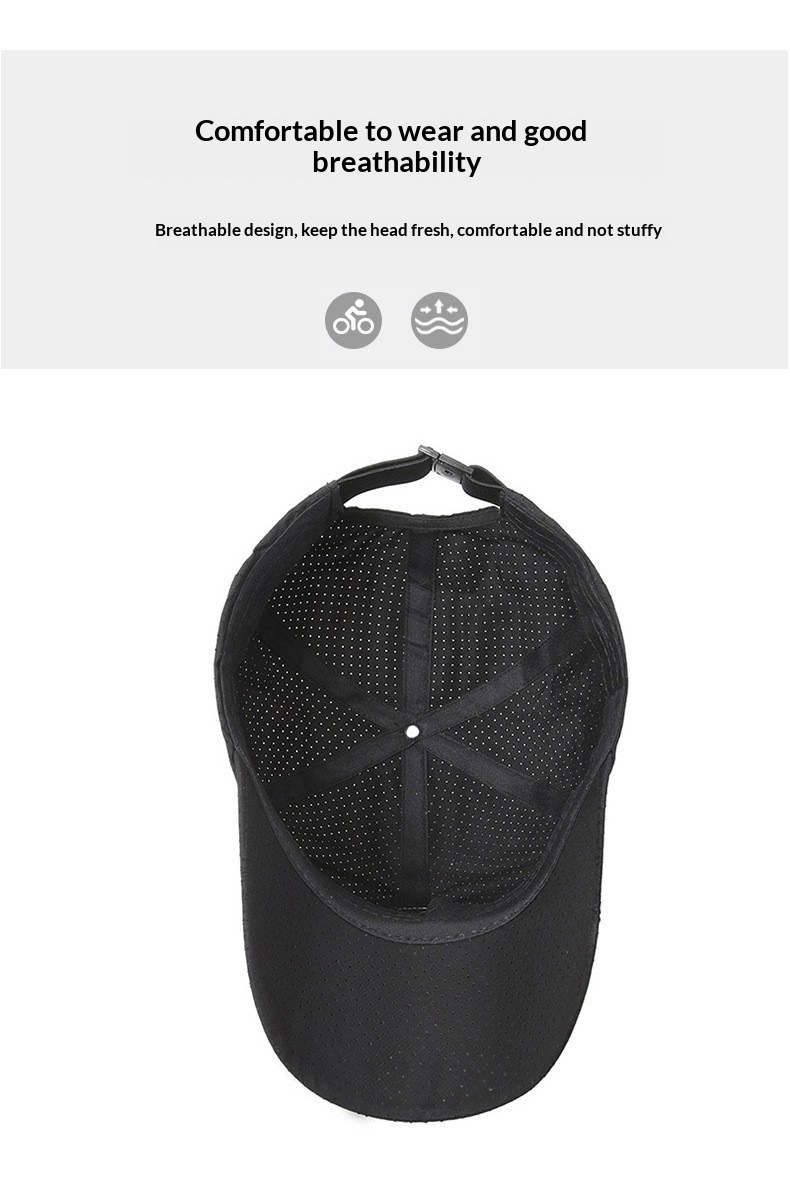 Gorra de béisbol secado rápido para hombre y mujer deporte_voghion.com