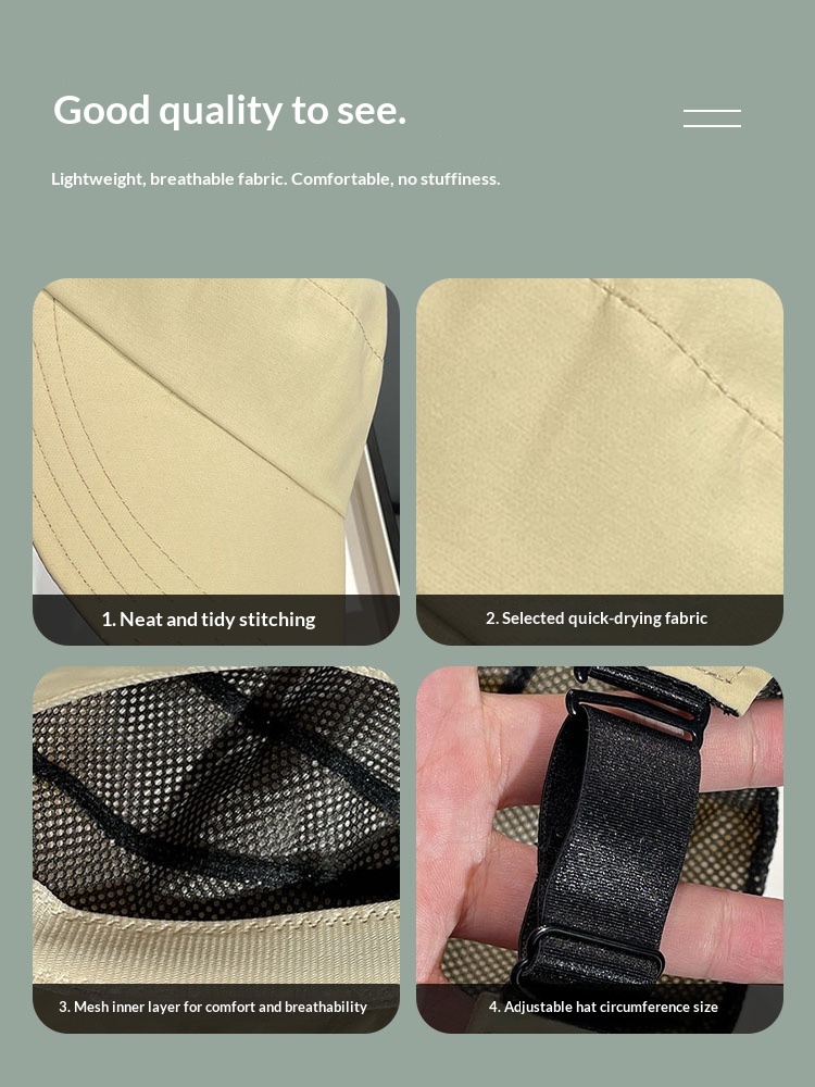 Halbe Sonnenblende Mit Pferdeschwanzöffnung Für Den Sommer_voghion.com