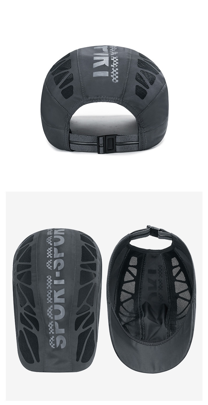 Summer New SPORT Letter Forward Men Breathable Mesh Sunshade Quick-Dry Hat Outdoor Sun Protection Baseball Cap_voghion.com