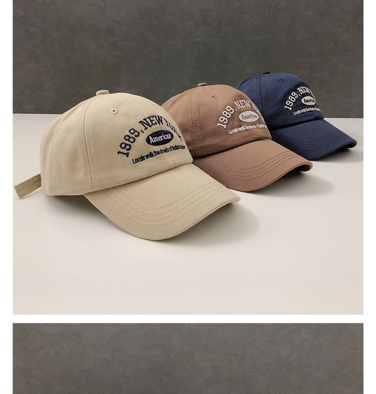Koreansk retro baseballkeps för dam med broderi_voghion.com