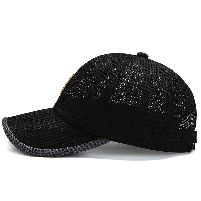 Aoteng Sommer-Outdoor-Freizeit-Sonnenschutz-Angelhut, Unisex-Atmungsaktive Mesh-Baseballkappe, Entenschnabelkappe_voghion.com