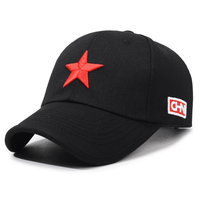Baseball Cap With Five-pointed Star Embroidery For Men And Women_voghion.com