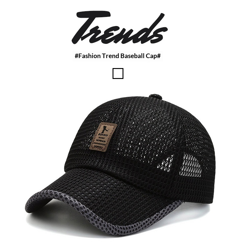 Atmungsaktive Mesh Baseballcap Für Outdoor Und Sonnenschutz_voghion.com
