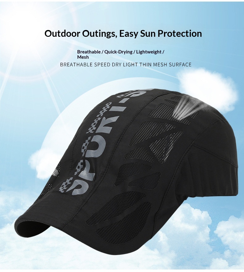 Wholesale Forward-looking Duckbill Cap, Ultra-light, Ultra-thin, Breathable, Sun-protective, Quick-dry Hat, Breathable_voghion.com