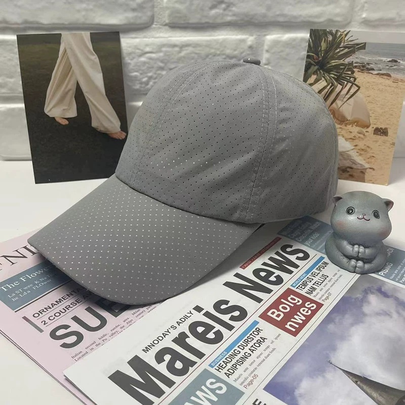 Gorra de béisbol de verano de secado rápido con gran circunferencia de la cabeza, protección solar, para mujer, sencilla, versátil, para hombre y mujer, deportiva para exteriores, lisa_voghion.com