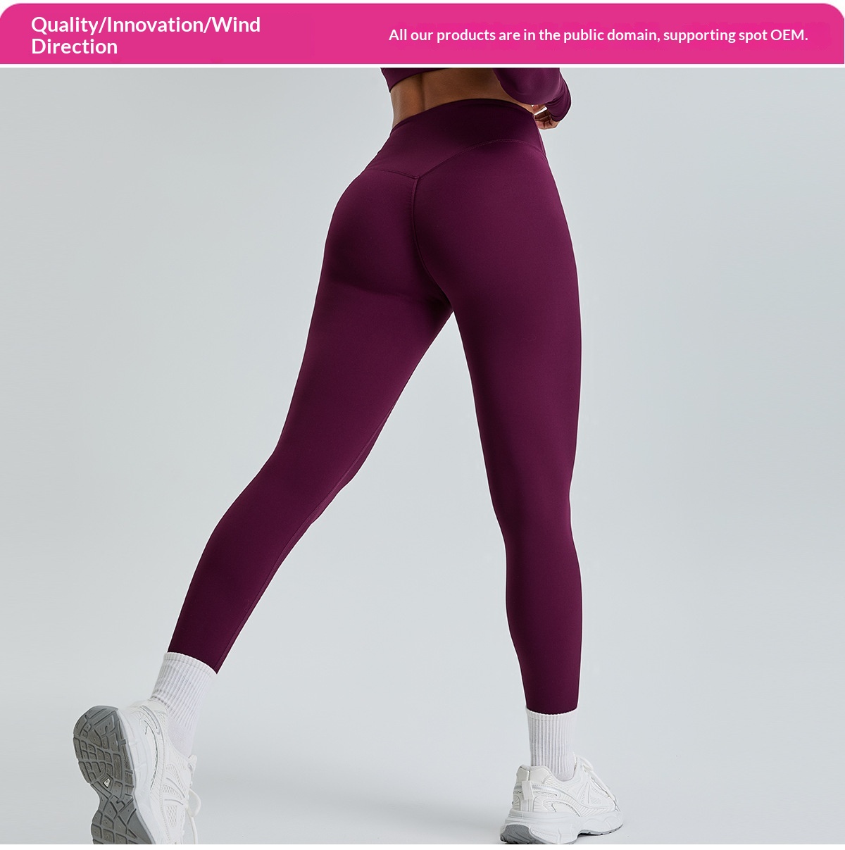 High Waist Yoga Pants With Tummy Control And Butt Lifting_voghion.com