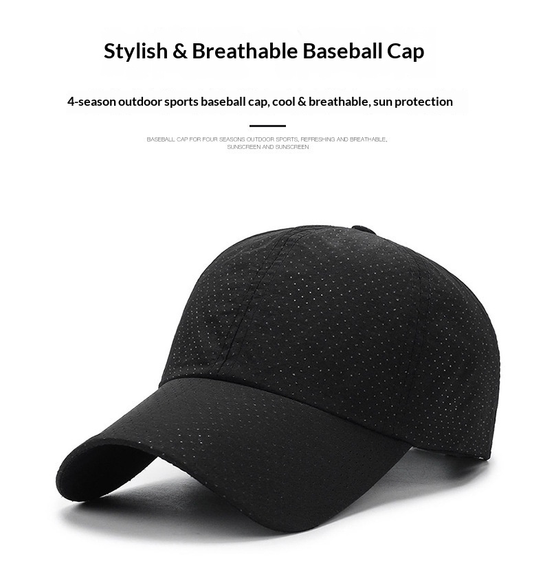 Gorra de béisbol secado rápido para hombre y mujer deporte_voghion.com