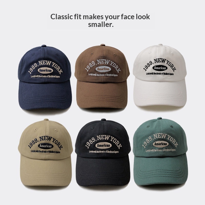 Korean Retro Baseball Cap For Women, Autumn And Winter Versatile Street Style Letter Embroidery 1989 Duckbill Cap,_voghion.com
