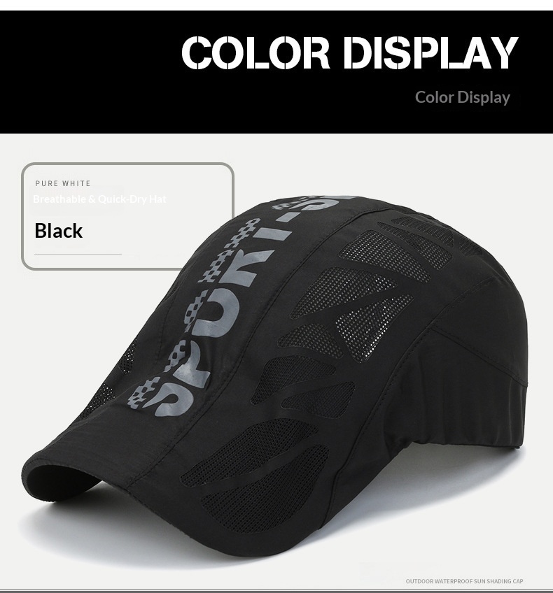 Wholesale Forward-looking Duckbill Cap, Ultra-light, Ultra-thin, Breathable, Sun-protective, Quick-dry Hat, Breathable_voghion.com