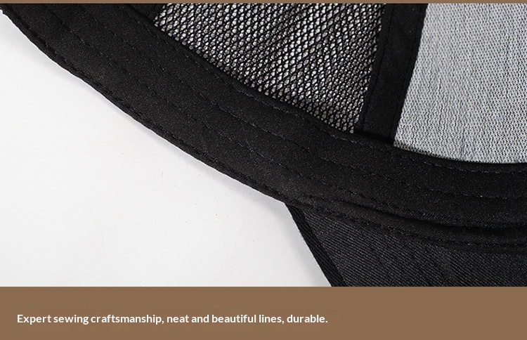 Breathable Mesh Baseball Cap Sun Protection Unisex Adjustable_voghion.com