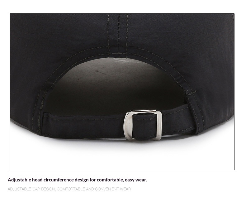 Gorra de béisbol para hombre transpirable ligera para pesca_voghion.com