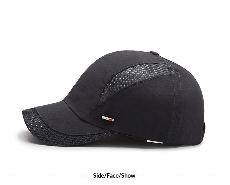 Gorra de béisbol para hombre transpirable ligera para pesca_voghion.com