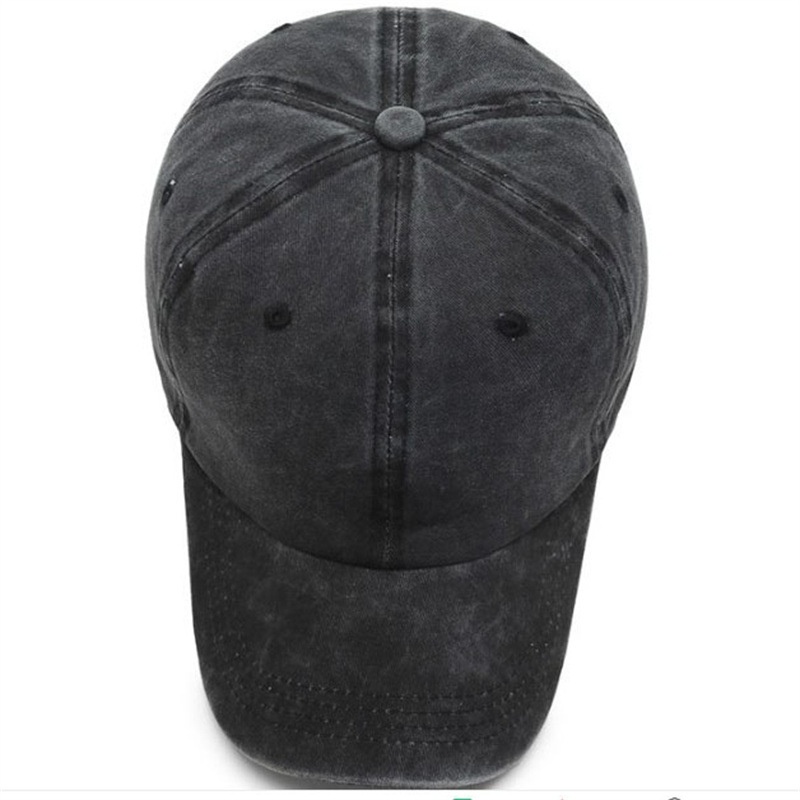 Washed Cotton Solid Color Plain Baseball Cap For Women And Men, Casual Duckbill Cap, Korean Style Vintage Adjustable Hat_voghion.com