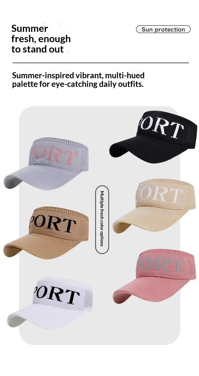 Gorra de béisbol con visera para mujer, estilo coreano, versátil y moderna, con protección solar, informal, para verano y otoño_voghion.com