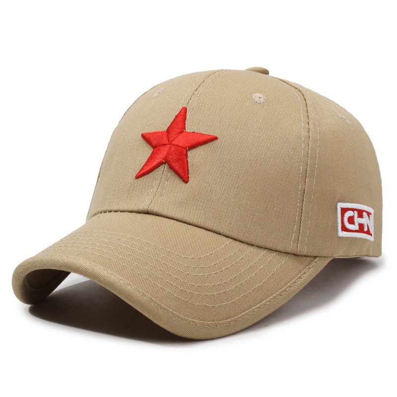 Baseball Cap With Five-pointed Star Embroidery For Men And Women_voghion.com
