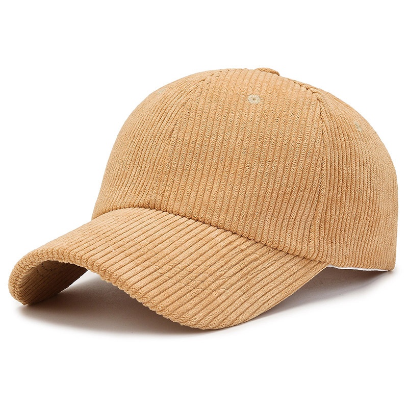 New Spring Autumn Version Baseball Cap Versatile Striped Corduroy Japanese And Korean Casual Internet Celebrity Sun Hat_voghion.com
