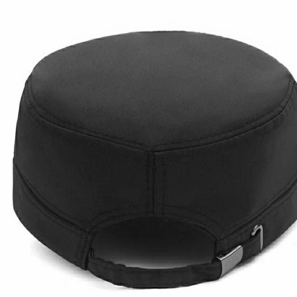 Cappello da baseball da uomo, casual, con parasole, a asciugatura rapida, con parte superiore piatta, per esterni, per mezza età, primavera ed estate_voghion.com