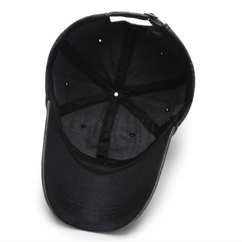 Washed Cotton Solid Color Plain Baseball Cap For Women And Men, Casual Duckbill Cap, Korean Style Vintage Adjustable Hat_voghion.com