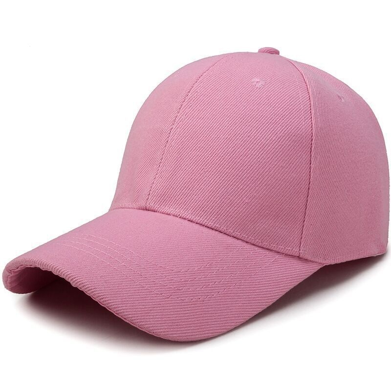 Boné de beisebol liso com alça ajustável para cabeças grandes, proteção solar, formato que afina o rosto, fecho de pressão._voghion.com