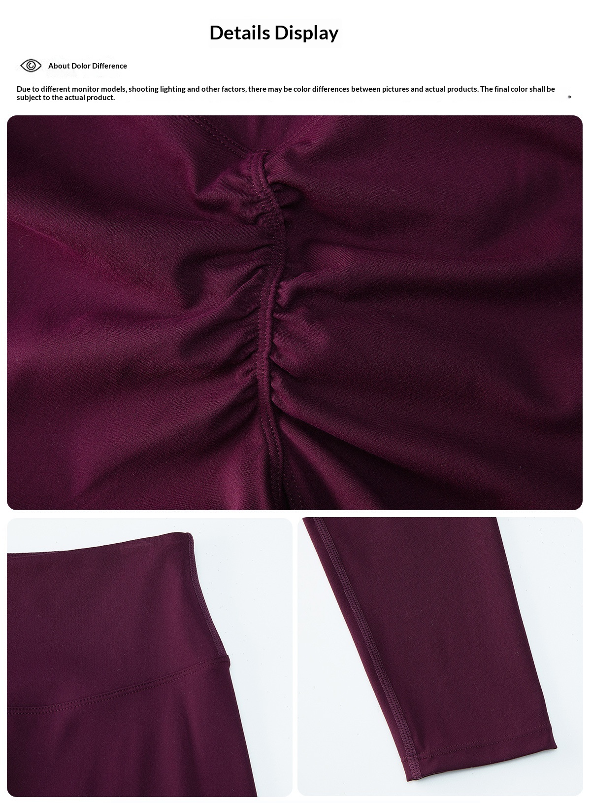 High Waist Yoga Pants With Tummy Control And Butt Lifting_voghion.com
