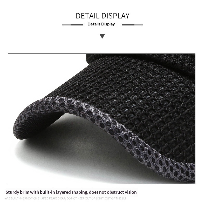 Atmungsaktive Mesh Baseballcap Für Outdoor Und Sonnenschutz_voghion.com