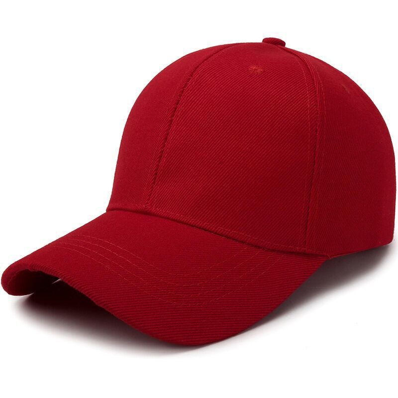 Boné de beisebol liso com alça ajustável para cabeças grandes, proteção solar, formato que afina o rosto, fecho de pressão._voghion.com