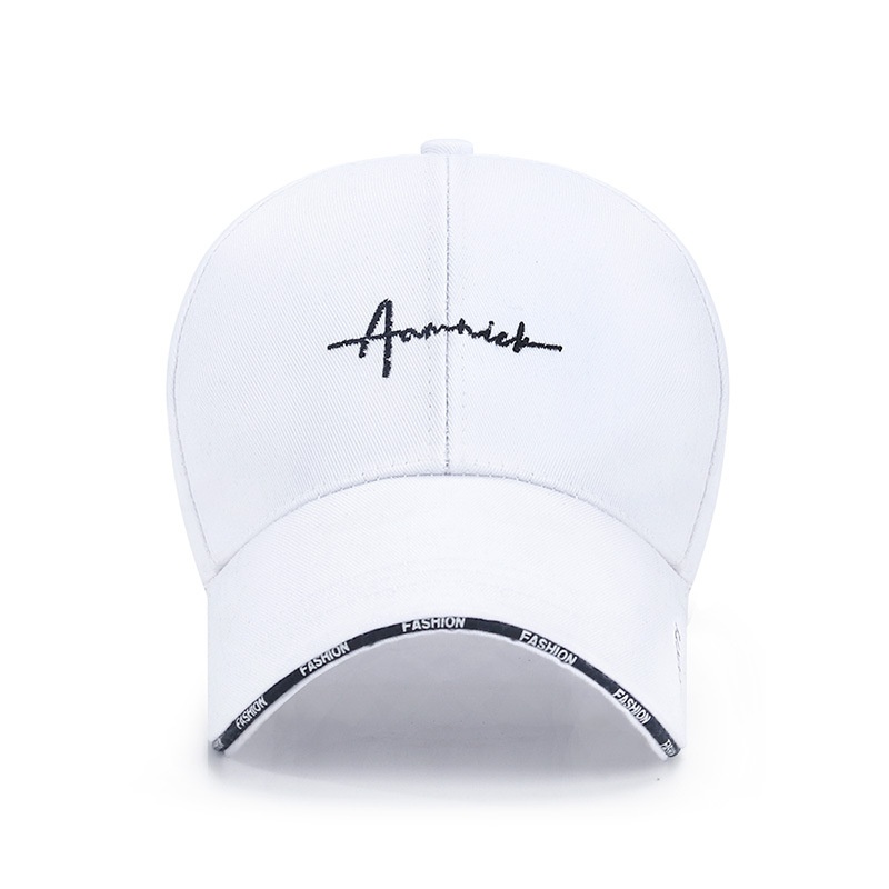Trendige neue Baseballkappe für Frühling und Herbst, lässig, mit Buchstabenmuster, Sonnenschutz und Entenschnabelform, für Jugendliche, Männer, Frauen, Studenten und Paare_voghion.com