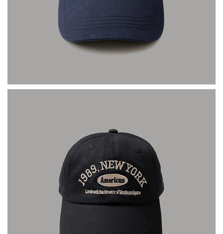 Koreansk retro baseballkeps för dam med broderi_voghion.com