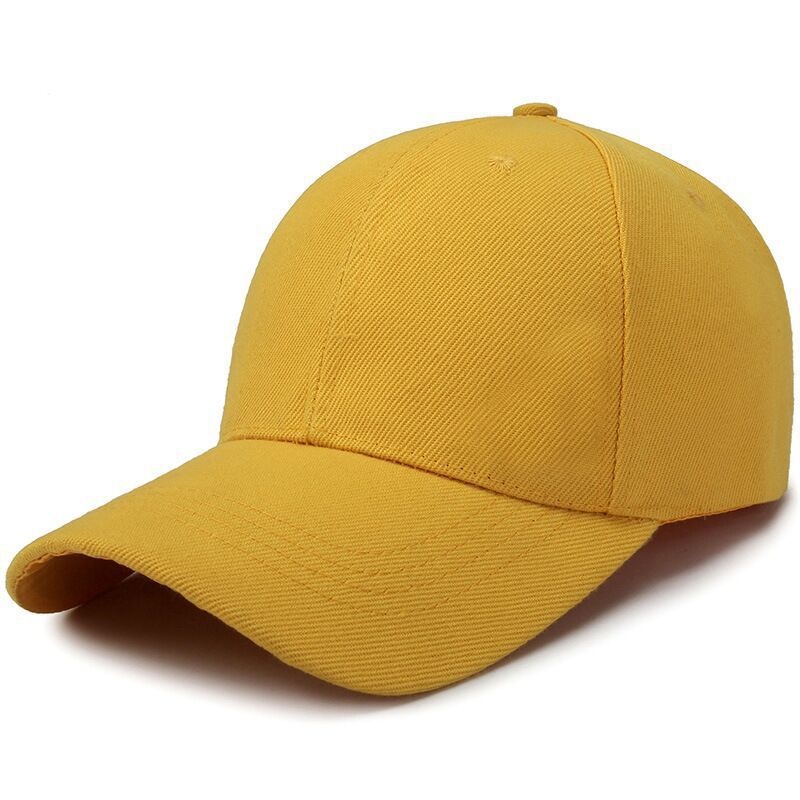Boné de beisebol liso com alça ajustável para cabeças grandes, proteção solar, formato que afina o rosto, fecho de pressão._voghion.com