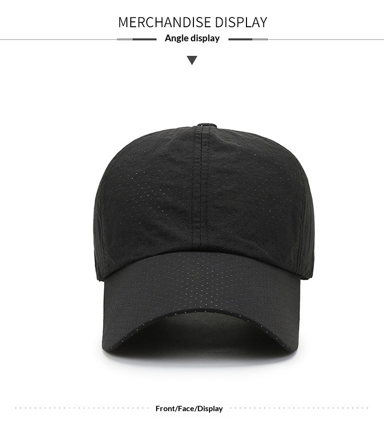 Gorra de béisbol secado rápido para hombre y mujer deporte_voghion.com
