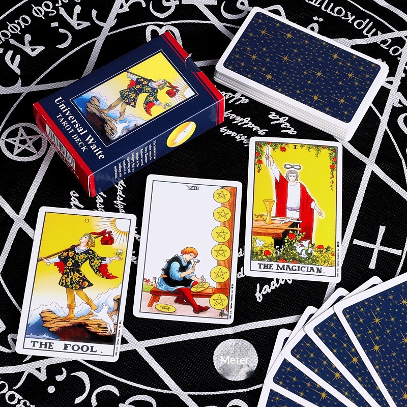 PeakGo Smith-Waite Orijinal Başlangıç Seviyesi Masa Oyunu Tam Set Tarot Kartları_voghion.com