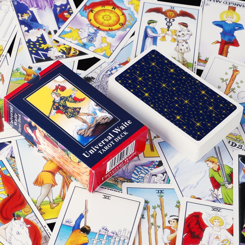 PeakGo Smith-Waite Orijinal Başlangıç Seviyesi Masa Oyunu Tam Set Tarot Kartları_voghion.com