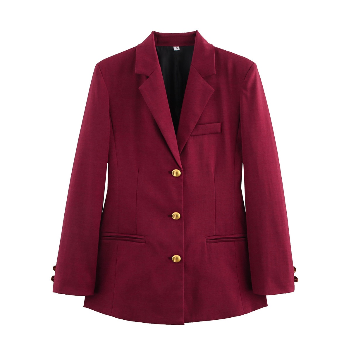 Blazer da donna estivo 2025, modello semplice e versatile a pied de poule, stile francese di nicchia, YY9-9432, vendita all'ingrosso._voghion.com
