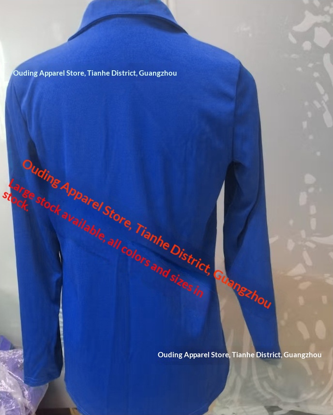 Blazer cardigan da donna a maniche lunghe con revers_voghion.com