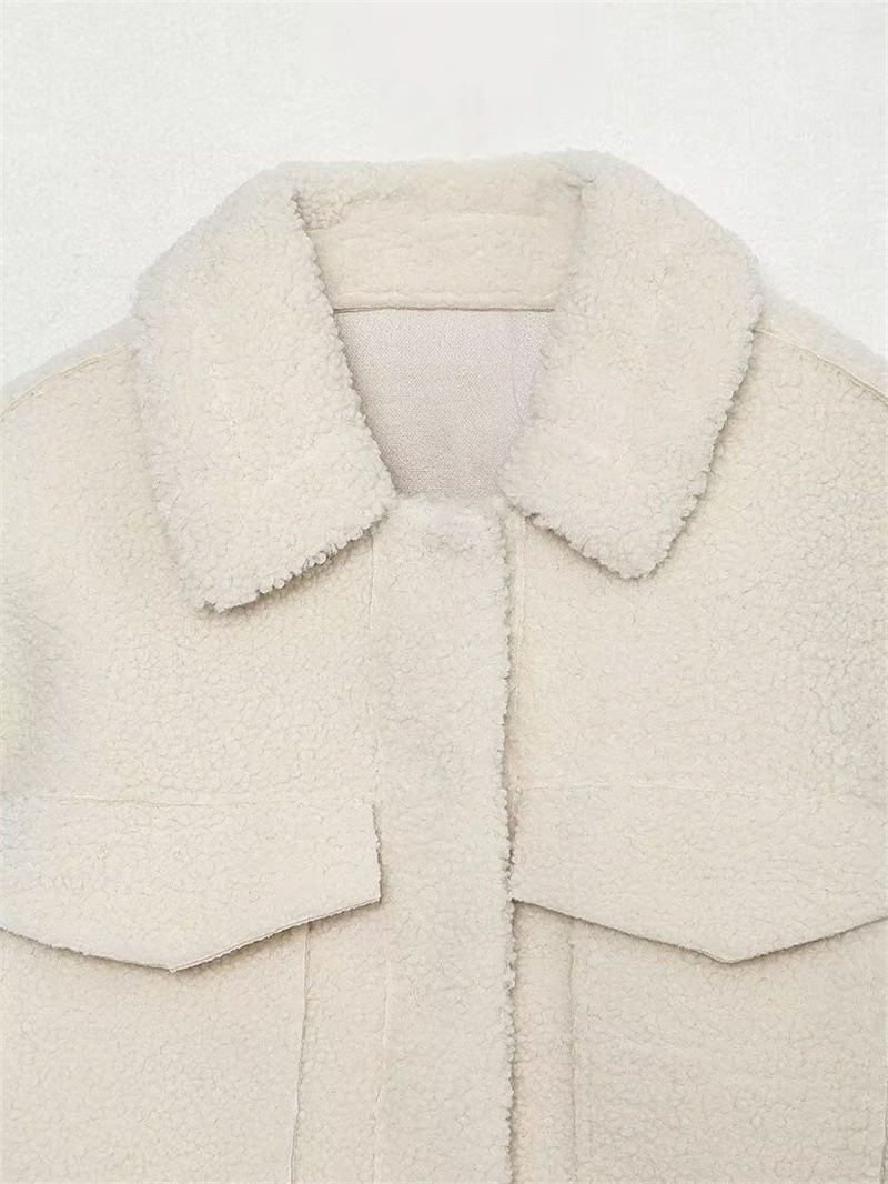 Export Order! New Spring/summer European And American Style Women's Fashion Casual Long-sleeve Fleece Short Shirt Jacket_voghion.com