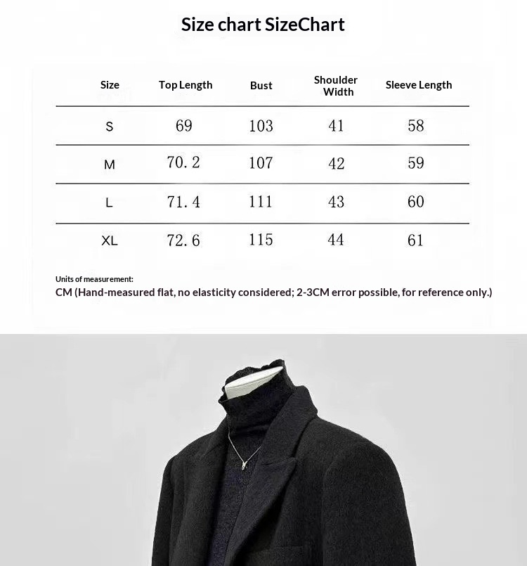 Women's Woolen Blazer With Down Lining, Stylish Winter Short Coat_voghion.com
