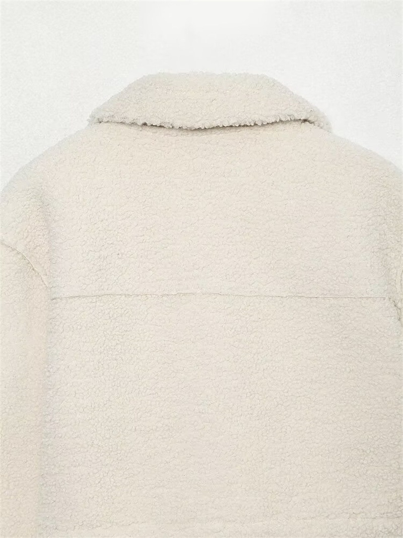 Export Order! New Spring/summer European And American Style Women's Fashion Casual Long-sleeve Fleece Short Shirt Jacket_voghion.com