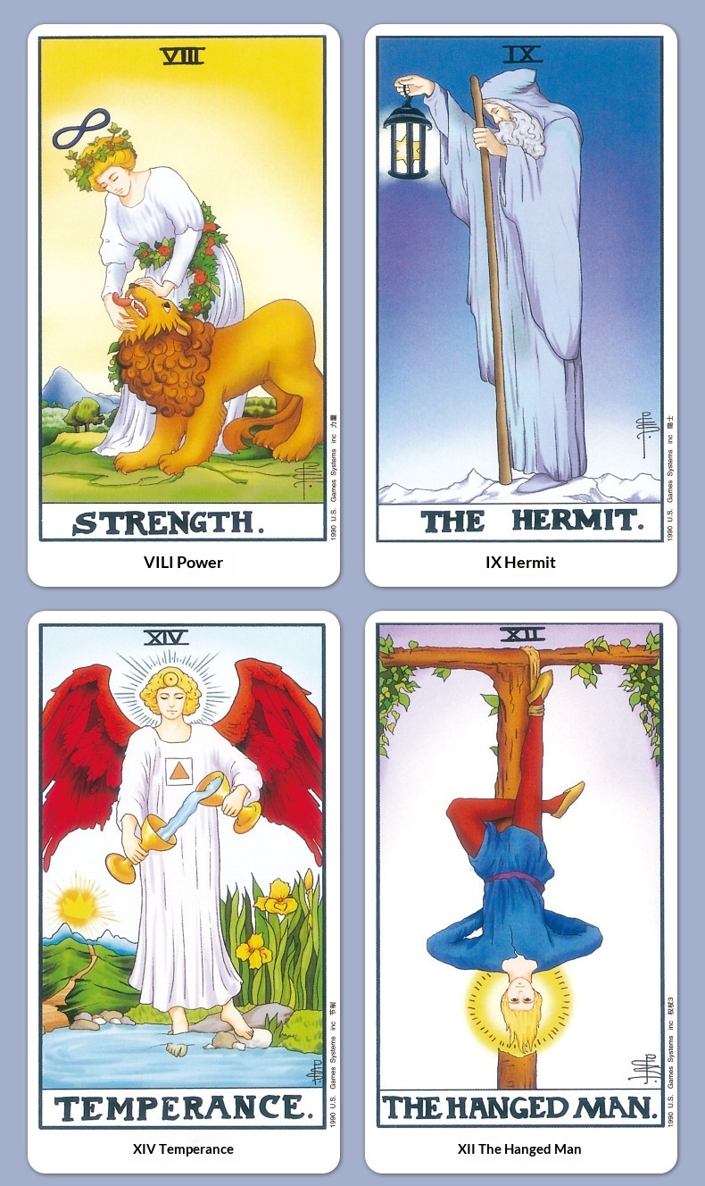 PeakGo Smith-Waite Orijinal Başlangıç Seviyesi Masa Oyunu Tam Set Tarot Kartları_voghion.com